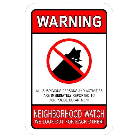 Sign Solutions Usa 18 in Height, 12 in Width, Aluminum, Vertical Rectangle DCS09DWT1218CUS00044